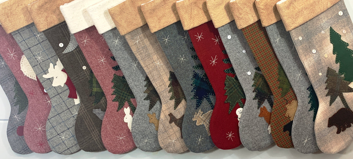 Personalized Christmas Stockings - Woodland Moose – Away Up North